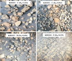 Comparison of rounded versus angular sand grains under microscope relevant to Singing Sands phenomenon