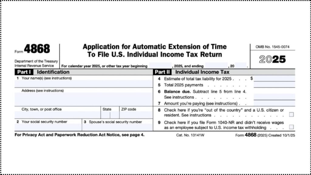 Form 4868 Explained — How to Request a 6-Month IRS Tax Extension 1 Form 4868 Explained