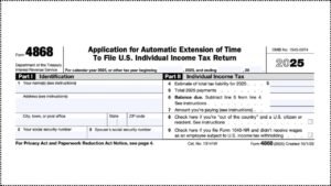 Form 4868 Explained