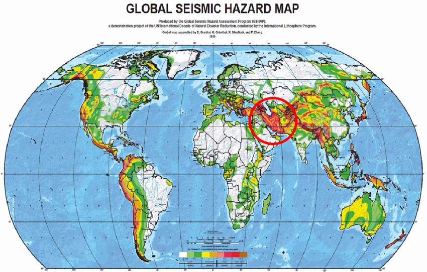 Global Seismic Hazard Map