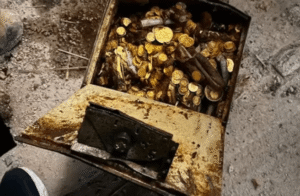 Hidden Gold Hoard Beneath a Villa Floor