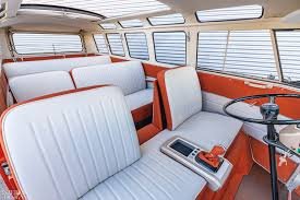 Interior of Volkswagen Bus T1