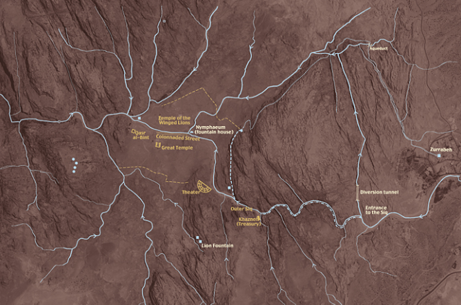 Map of Petra’s Hydraulic System