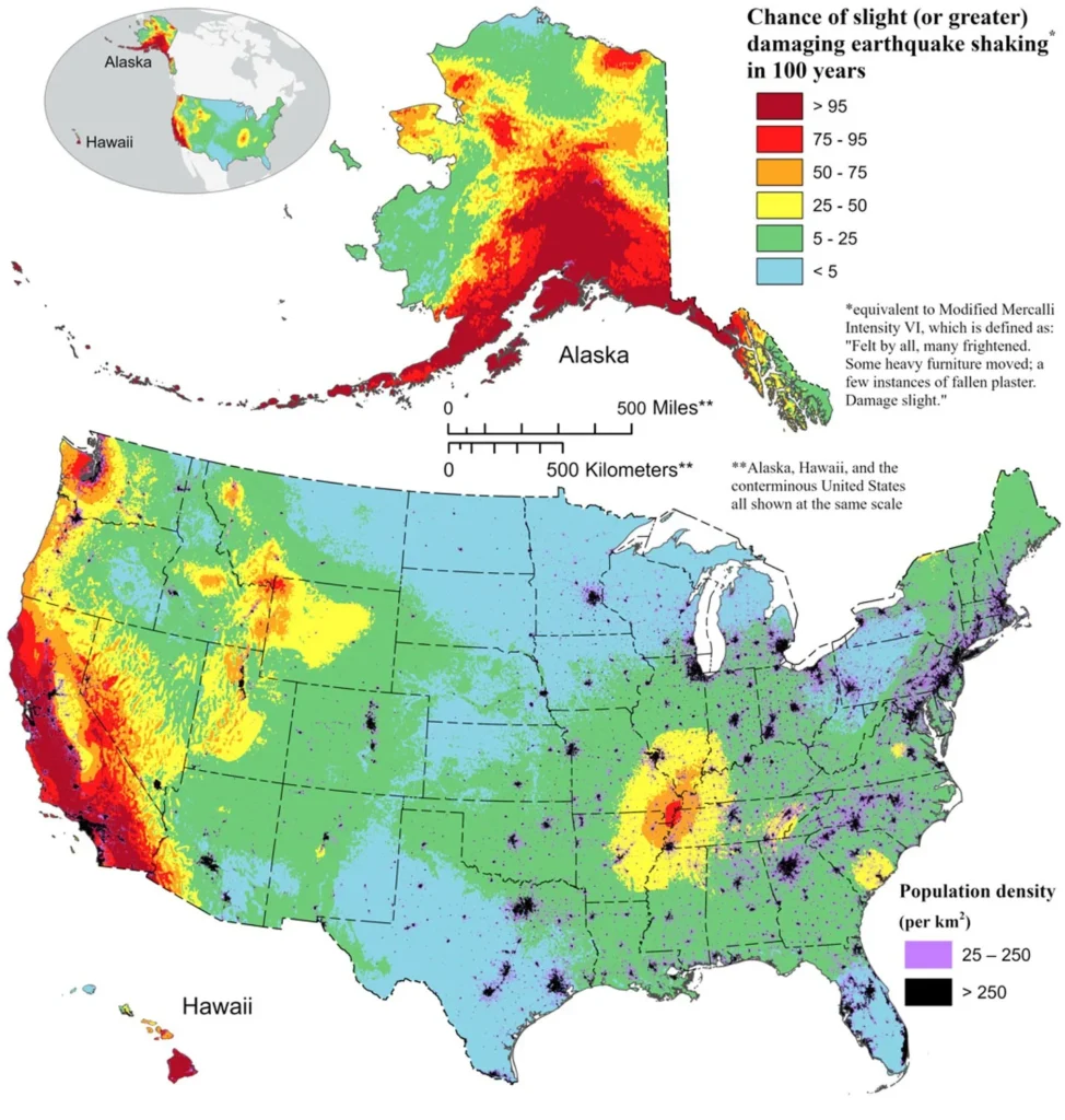 U.S. Earthquake Hazard Map