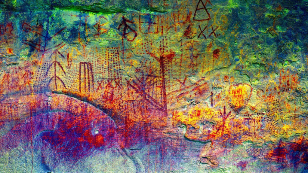 Petroglyphs in Venezuela