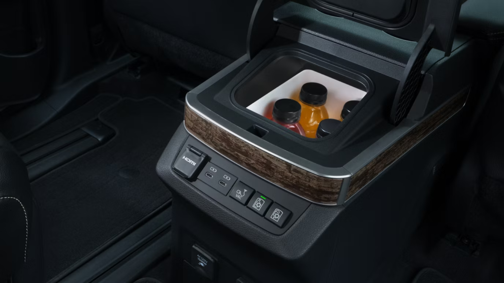 Small Fridge inside Toyota Sienna 2026