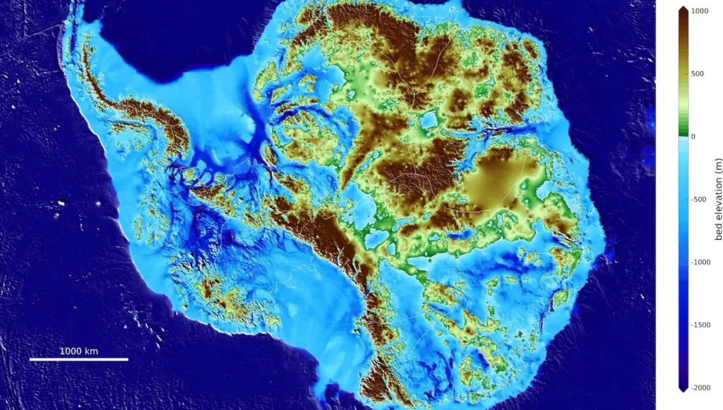 New Antarctica Map