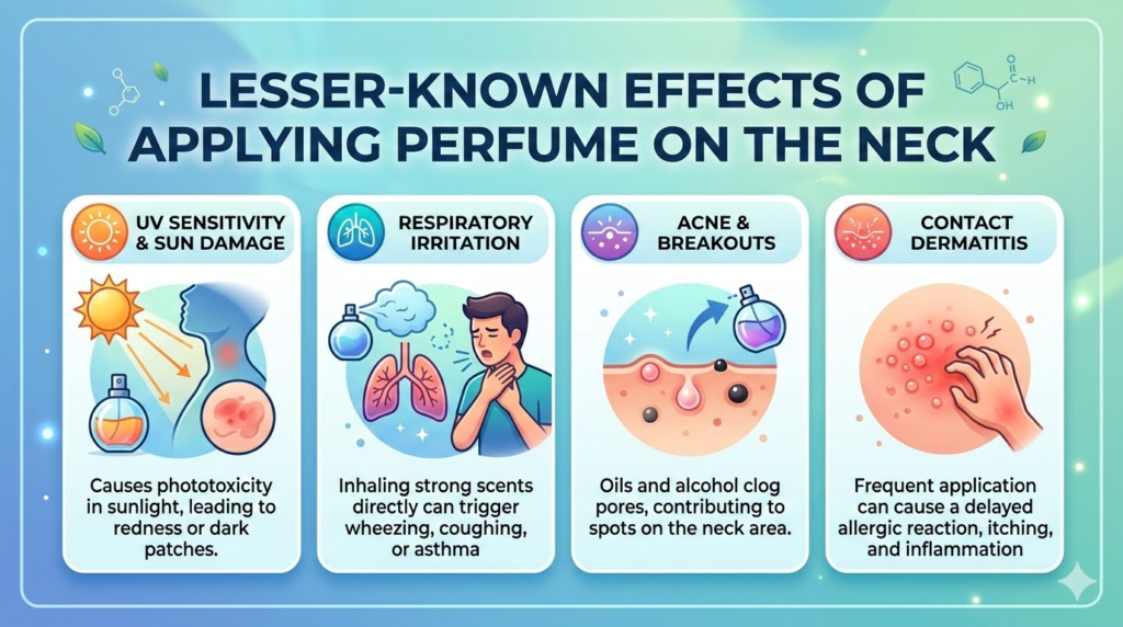 Possible Effects of of Applying Perfume on the Neck